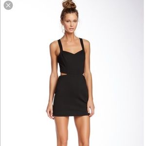 Bcbg black mini dress